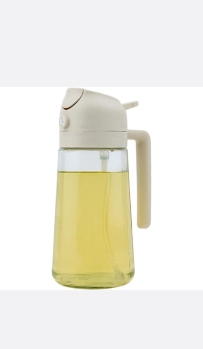 VivaNest 2 in 1 Oil Sprayer and Pourer,Duel-Purpose Oil Pot for Kitchen