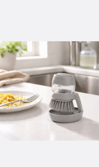 VivaNest 2 in 1 Soap Dispensing Fish Scrub Brush