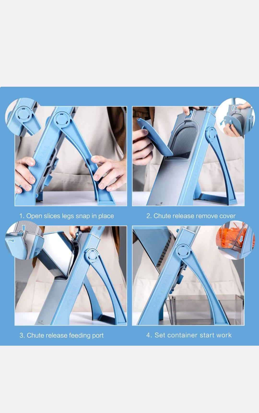 Vivanest Multifunctional Vegetable Slicer & Chopper