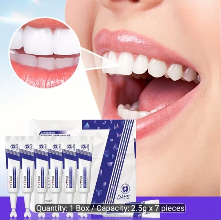 VivaNest 7 Days Teeth Whitening Essence – Deep Cleaning & Whitening Gel