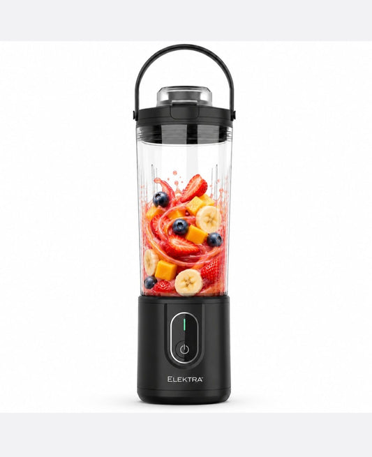 VivaNest Elektra 400ml Rechargeable Plastic Blender - Black