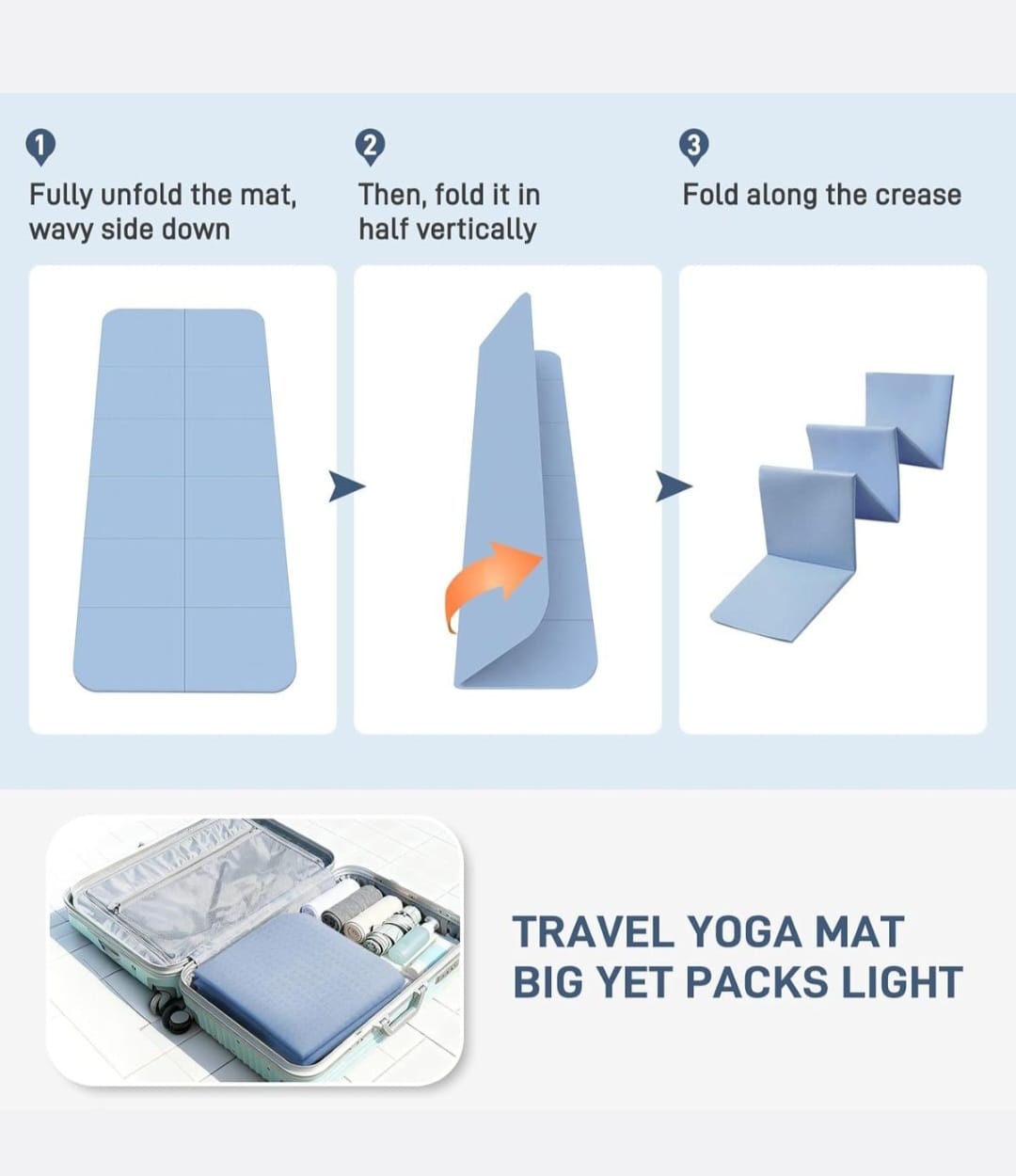 VivaNest Travel Yoga Mat