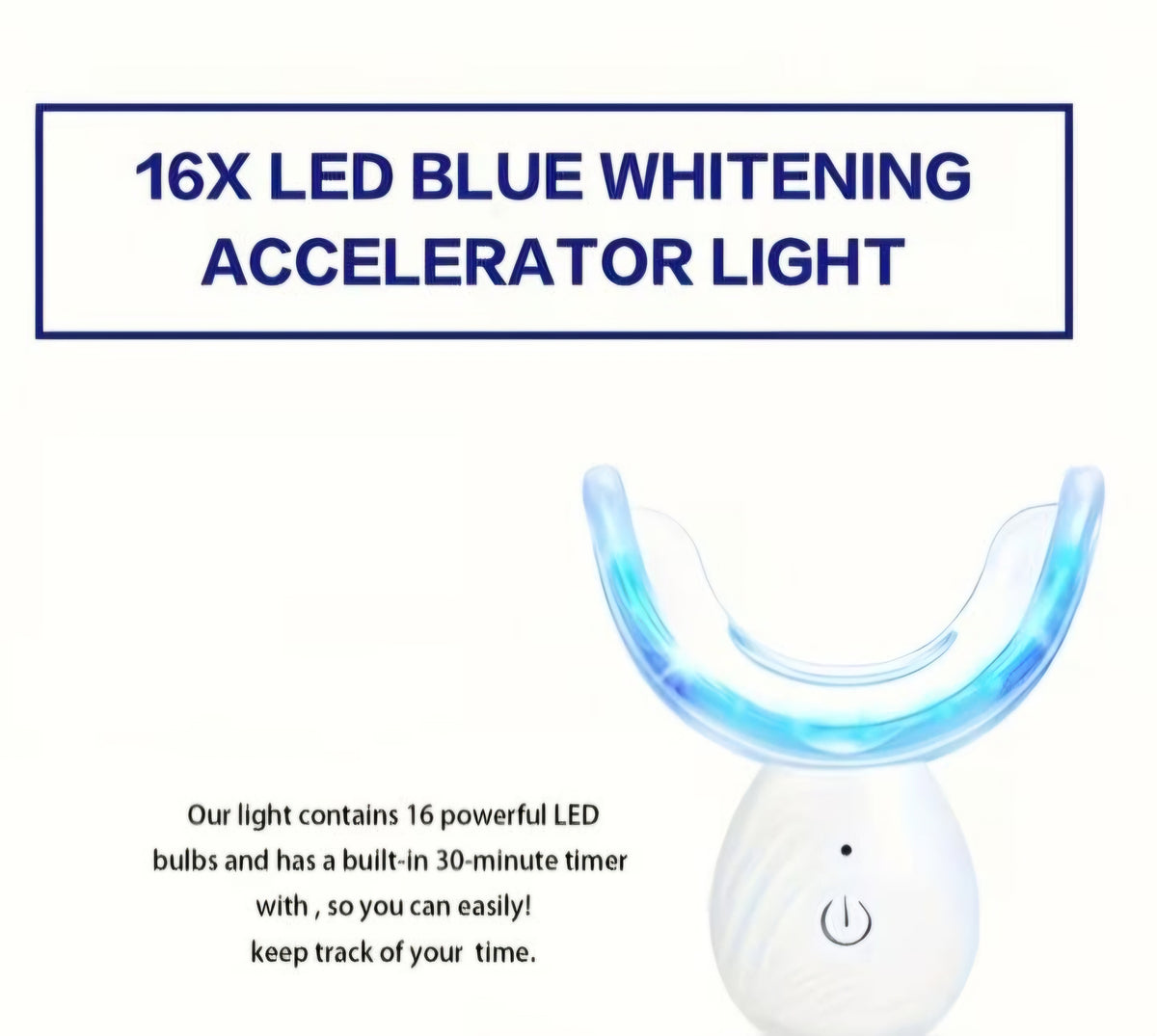 VivaNest 16X Blue LED Teeth Whitening Accelerator Light