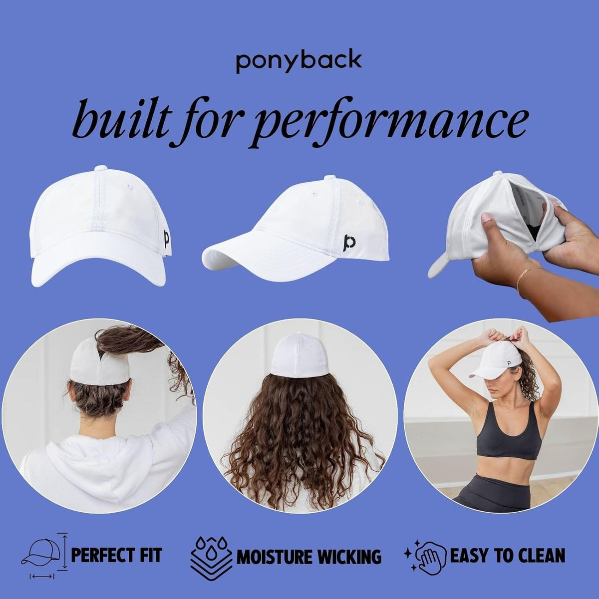 VivaNest Ponyback Magnectic Hats