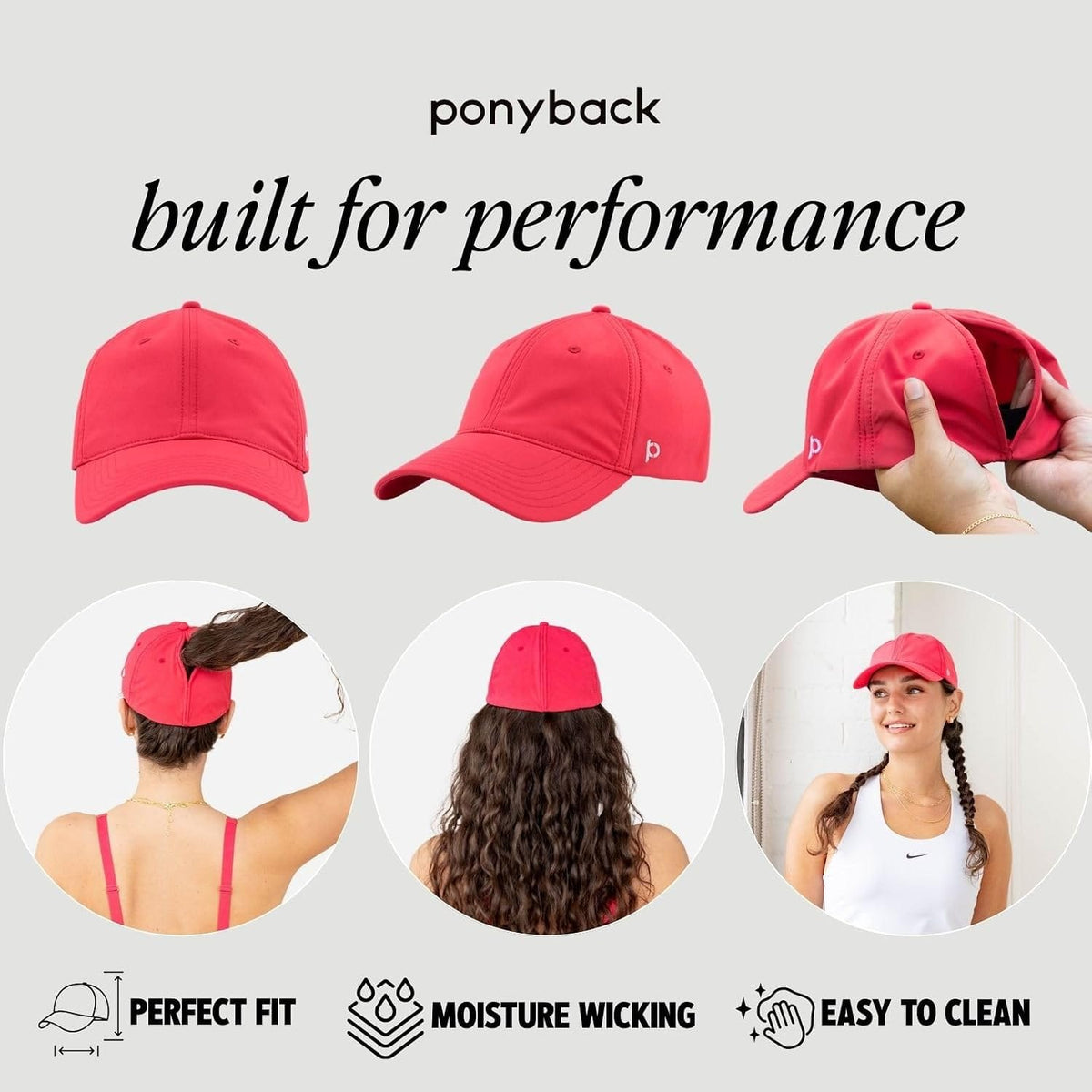 VivaNest Ponyback Magnectic Hats